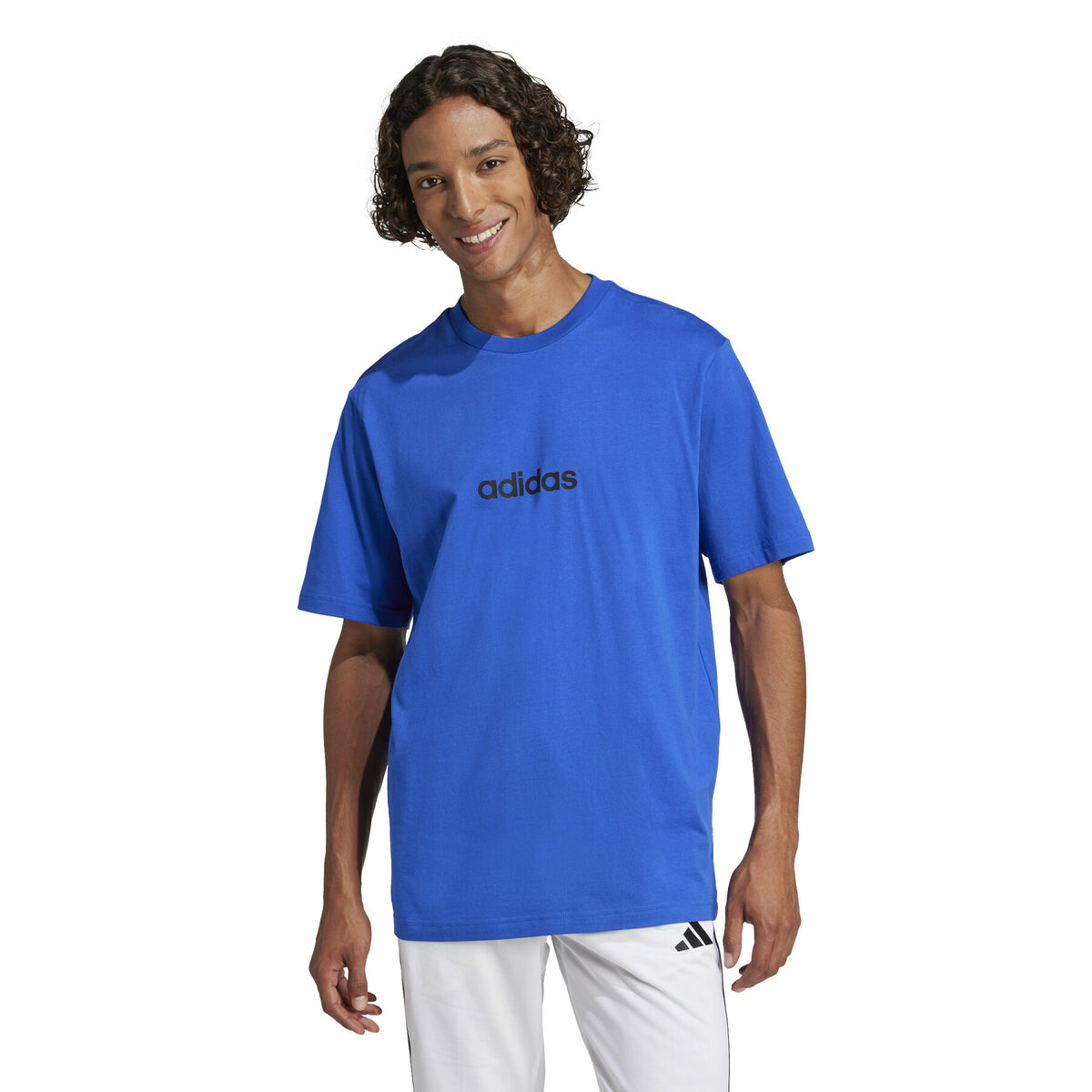 T-shirt med kortärm Herr Adidas M LIN SJ T JE8995 Blå - 2
