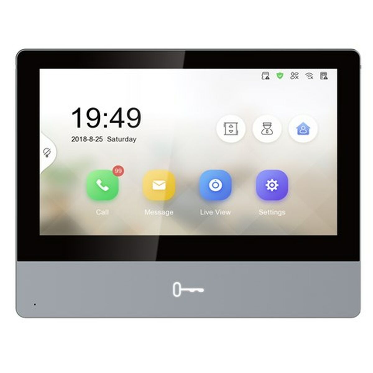 Smart interntelefon med video Hikvision DS-KH8350-TE1 Svart Grå