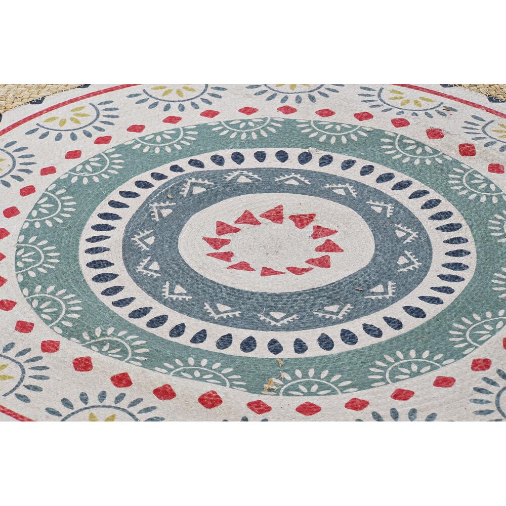 Matta DKD Home Decor Brun Multicolour (150 x 150 x 0,75 cm) - 3
