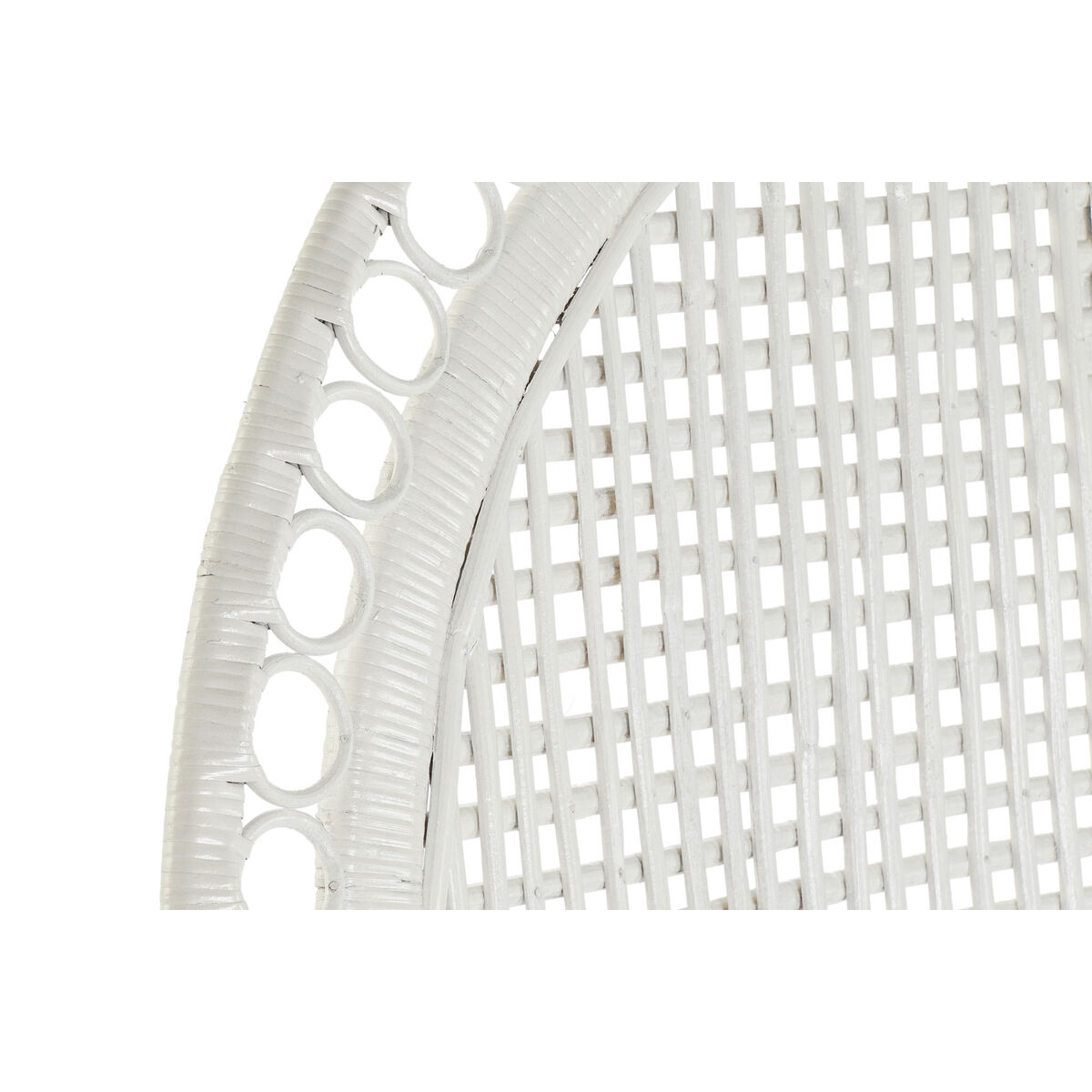 Trädgårdssoffa DKD Home Decor Vit Polyester Metall 30 x 40 cm 96 x 66 x 145 cm 96 x 66 x 140 cm - 9