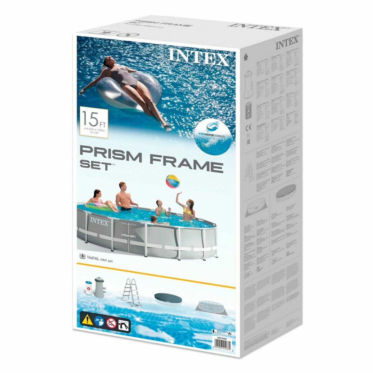 Bollhav Intex Prism Frame 14.614 l Grå 457 x 107 cm - 2
