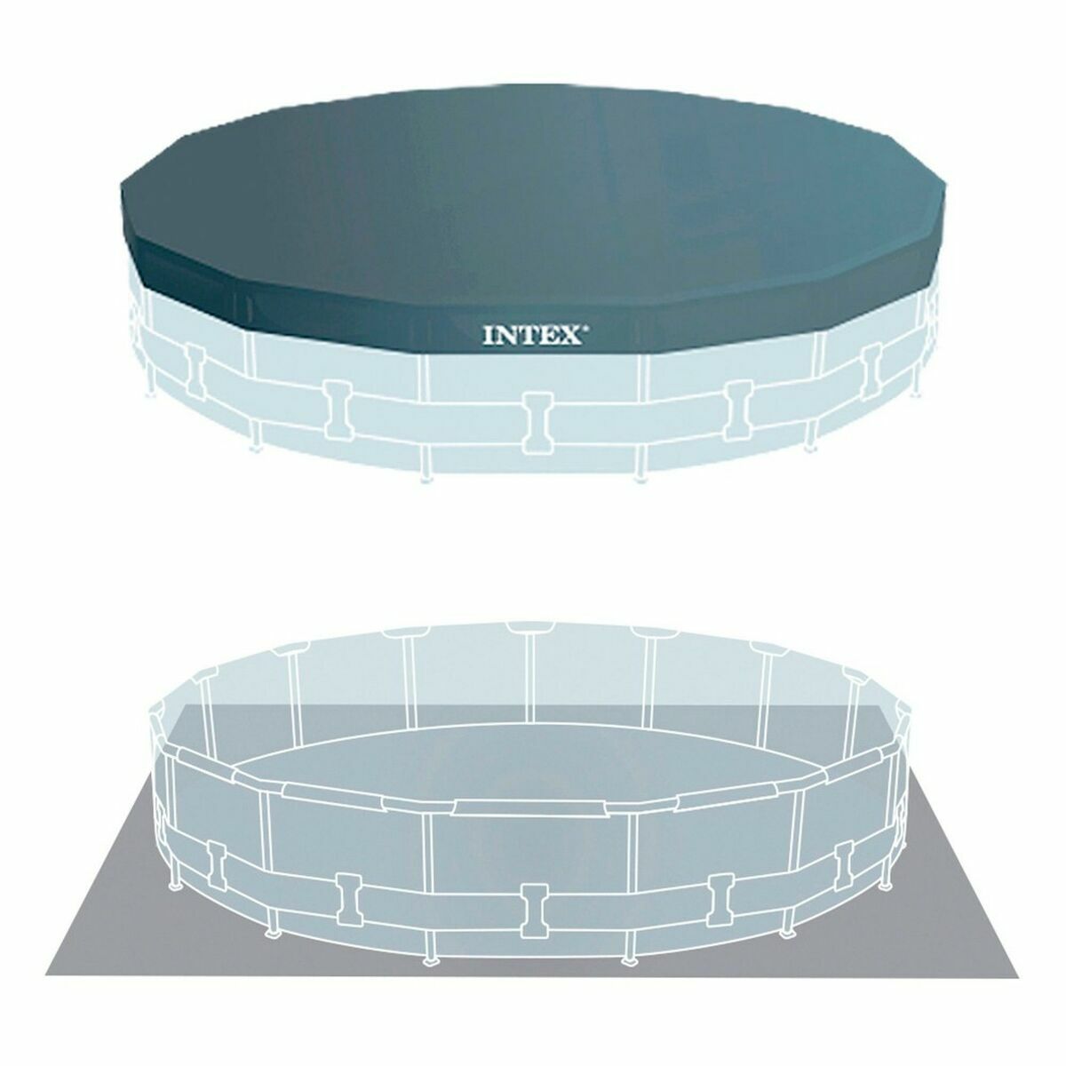 Bollhav Intex Prism Frame 14.614 l Grå 457 x 107 cm - 3