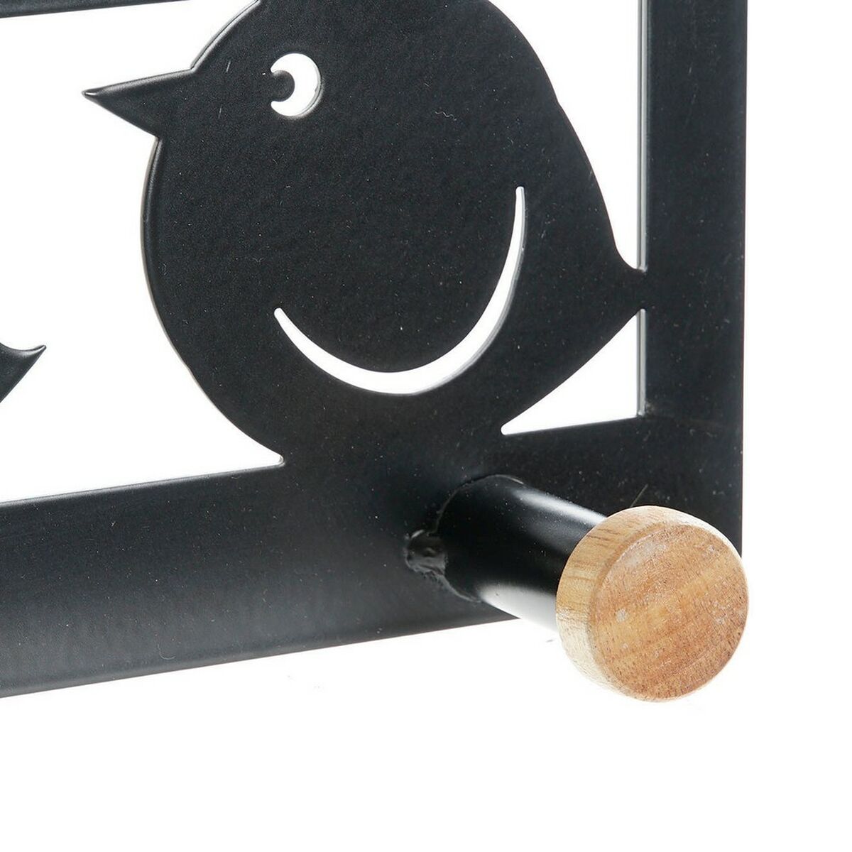 Dörrhängare DKD Home Decor 8424001835553 Fåglar Vit Svart Metall Trä MDF 28,5 x 9,5 x 16 cm (2 antal) - 6