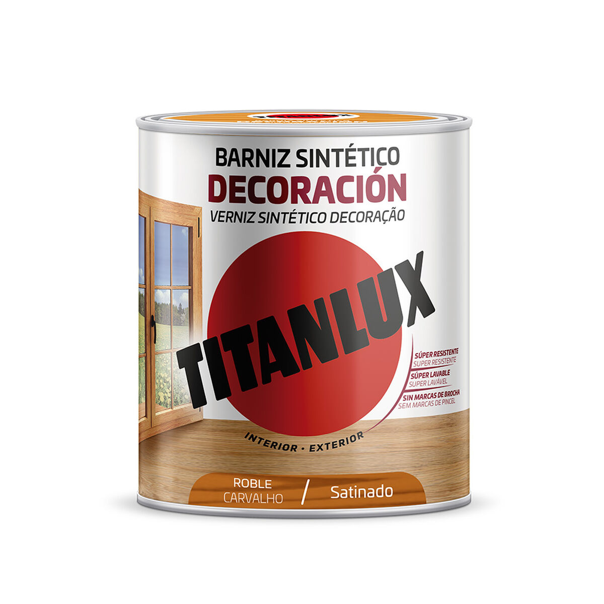 Syntetiskt lack Titanlux m11100214 Satinfinish Tölgy 250 ml
