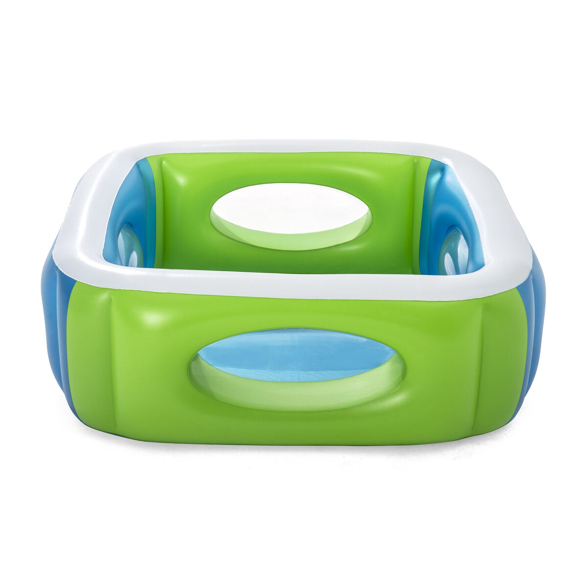 Bestway Uppblåsbar Pool med Kikare 168x168x56 cm +6 År Trädgård 51132 - 11