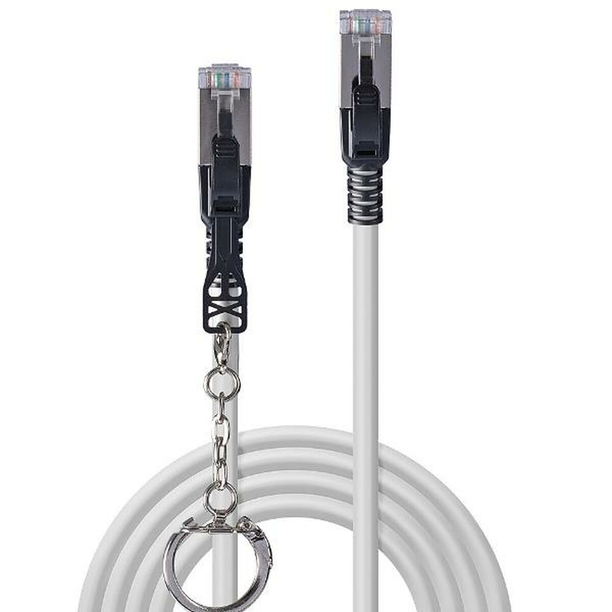 Nätkabel FTP Styv Kategori 6 LINDY Grå 30 cm (1 antal)