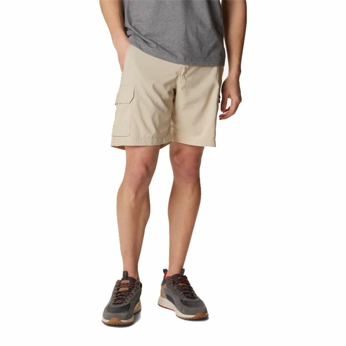 Träningsshorts Columbia Silver Ridge  Beige Ljusbrun Berg