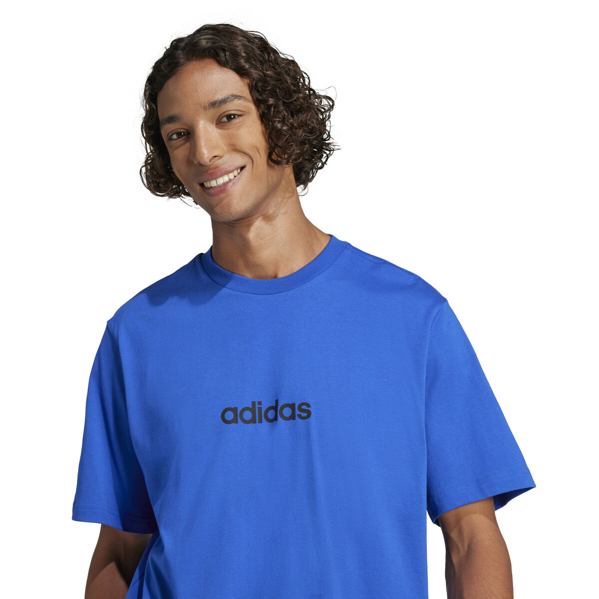 T-shirt med kortärm Herr Adidas M LIN SJ T JE8995 Blå - 3