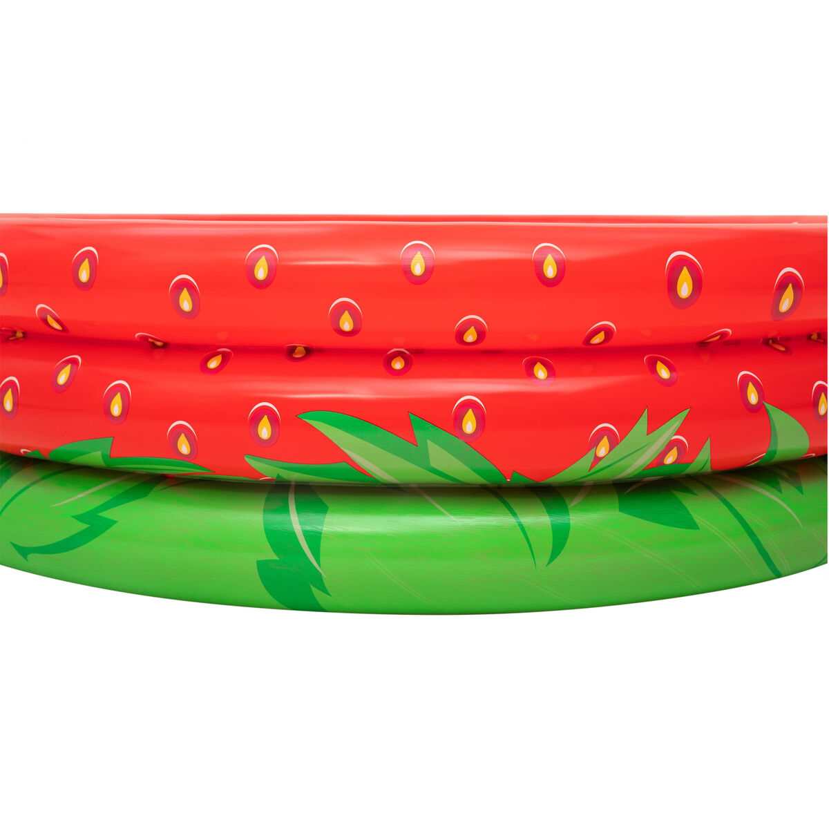 Bestway Uppblåsbar barnpool 3 ringar Jordgubb 168x38 cm +2 År Trädgård 51145 - 2