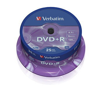 DVD+R Verbatim VB-DPR47S2A 25 Delar