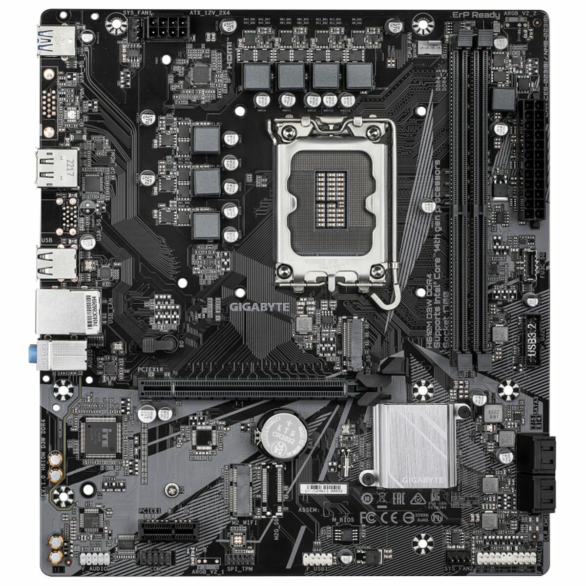 Moderkort Gigabyte 9MH61M3W4-00-G10 INTEL H610 LGA 1700 - 3