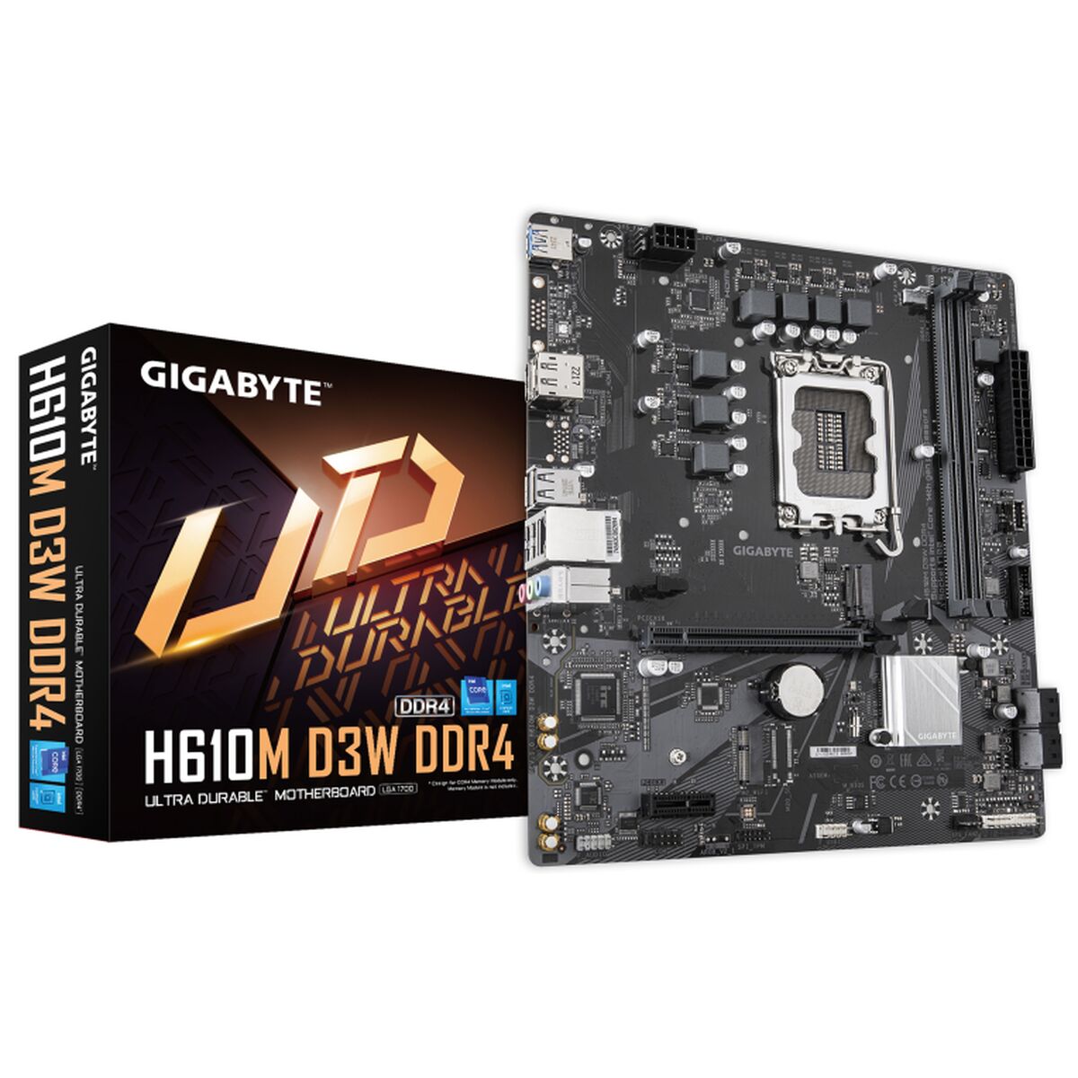 Moderkort Gigabyte 9MH61M3W4-00-G10 INTEL H610 LGA 1700 - 2