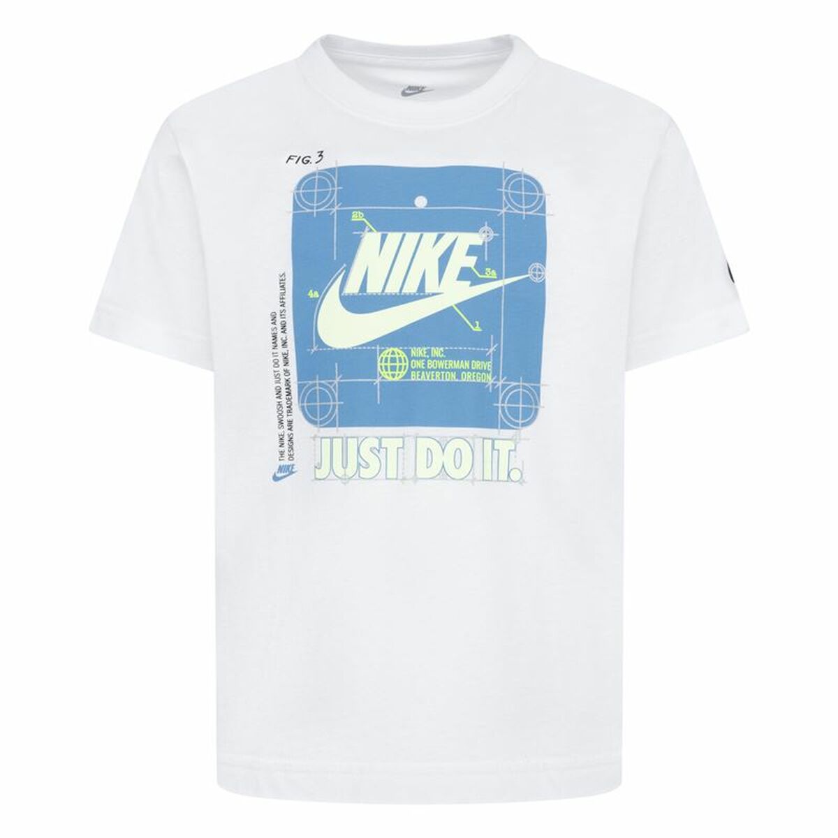 Barn T-shirt med kortärm Nike Future Utility Ss Vit