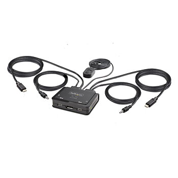 KVM-Brytare Startech C2-D46-UC2-CBL-KVM 1,2 m