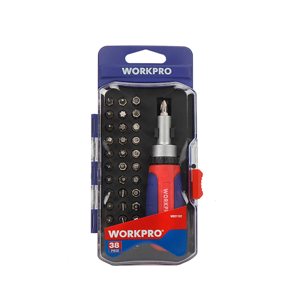 Skruvmejselset Workpro 38 Delar