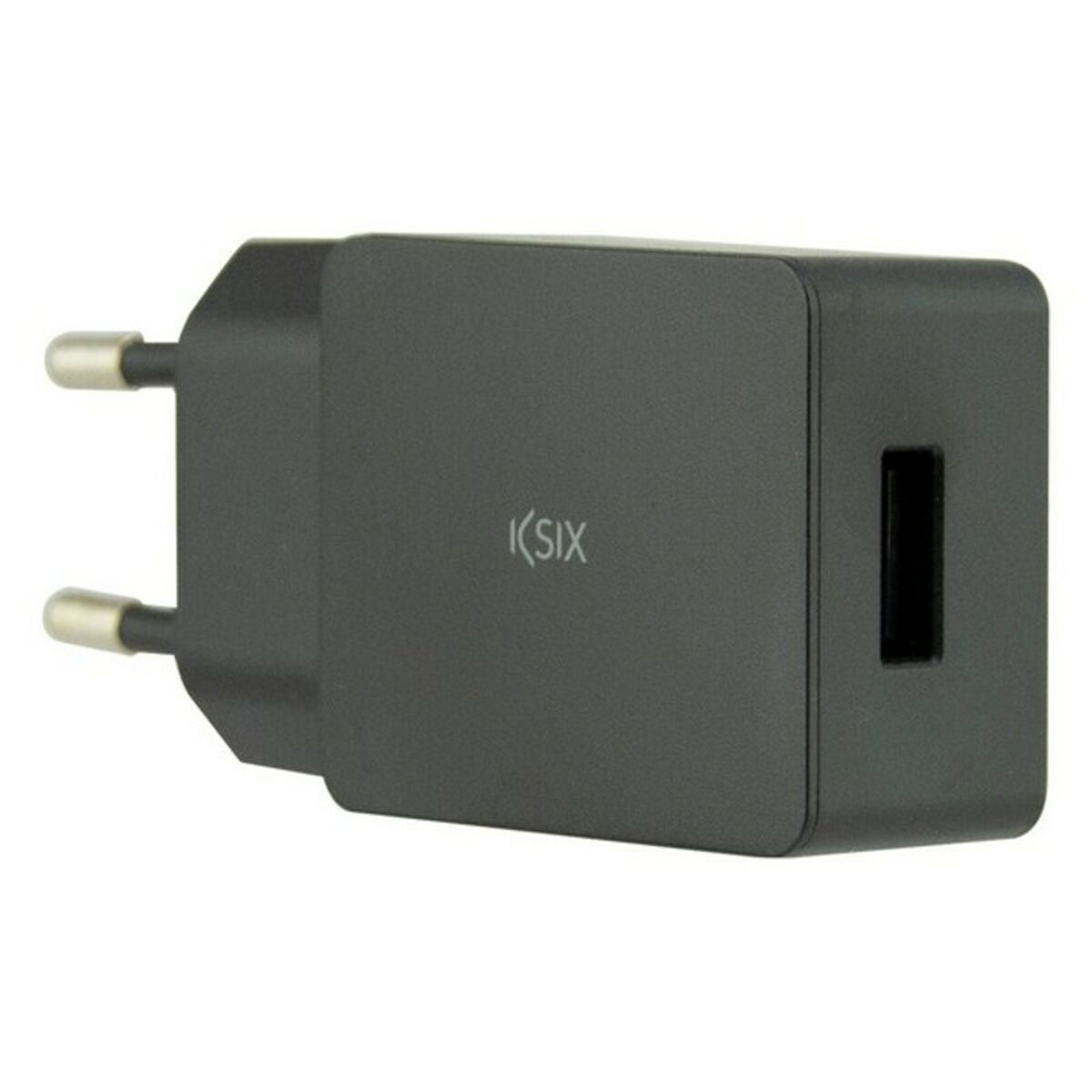 Väggladdare + USB A till USB C Kabel KSIX USB Svart - 15
