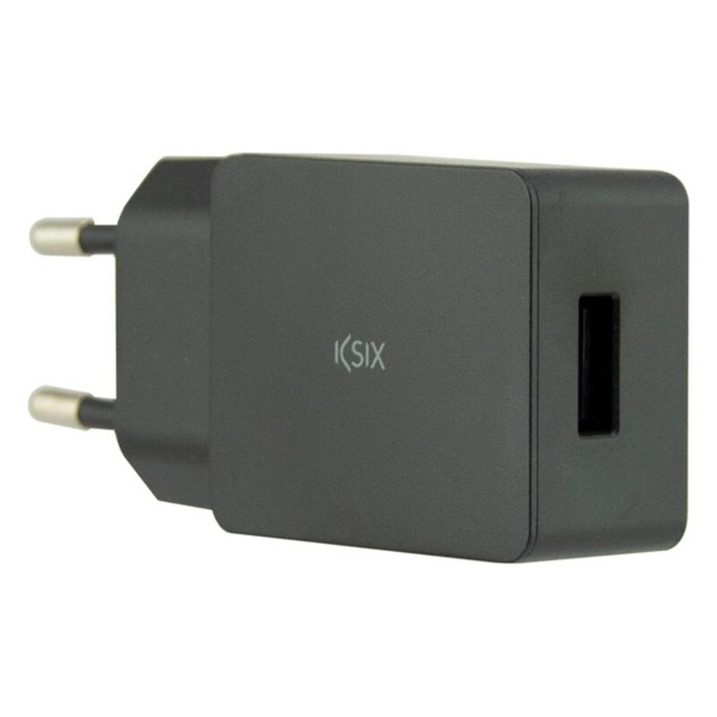 Väggladdare + USB A till USB C Kabel KSIX USB Svart - 5