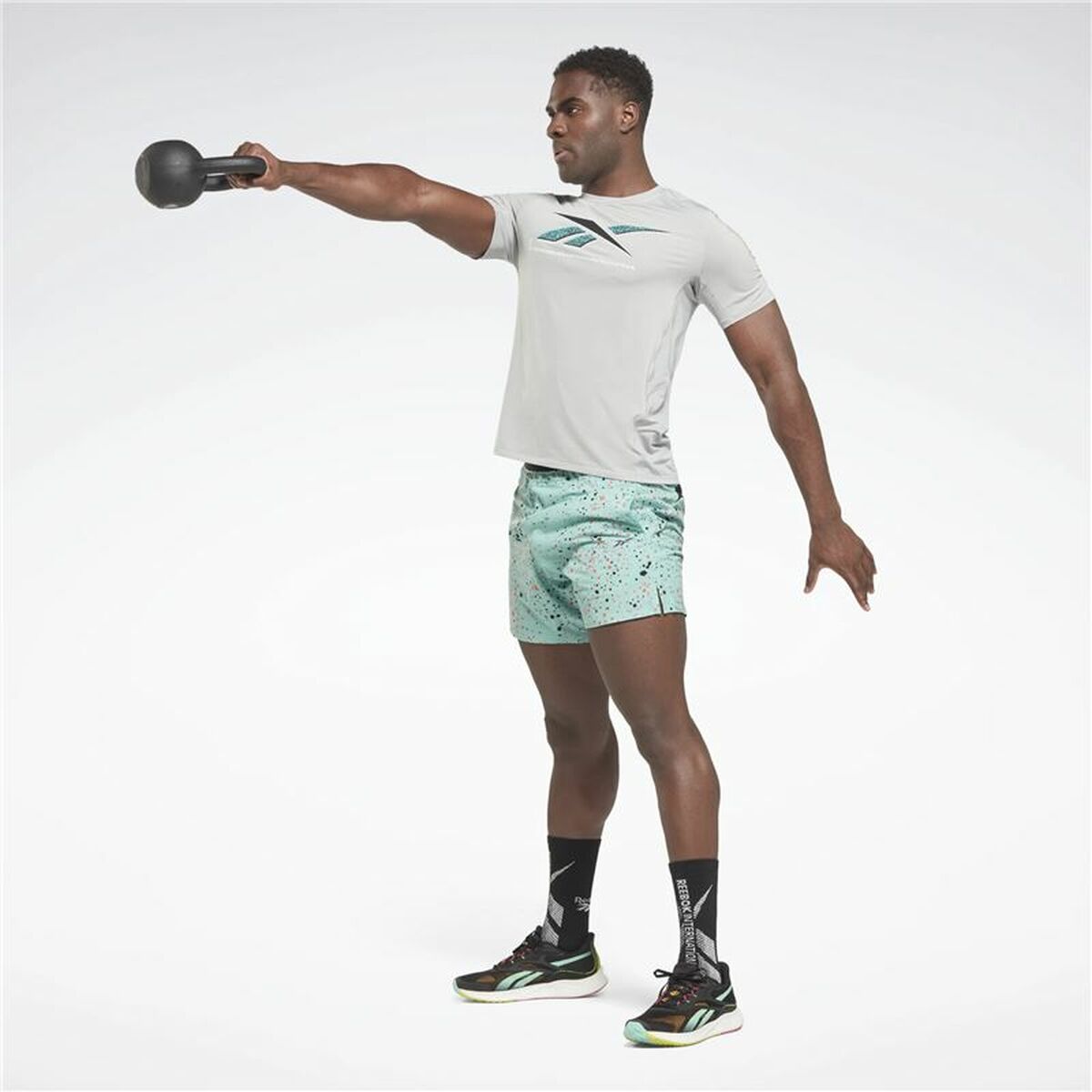 T-shirt med kortärm Herr Reebok Activchill Graphic - 7