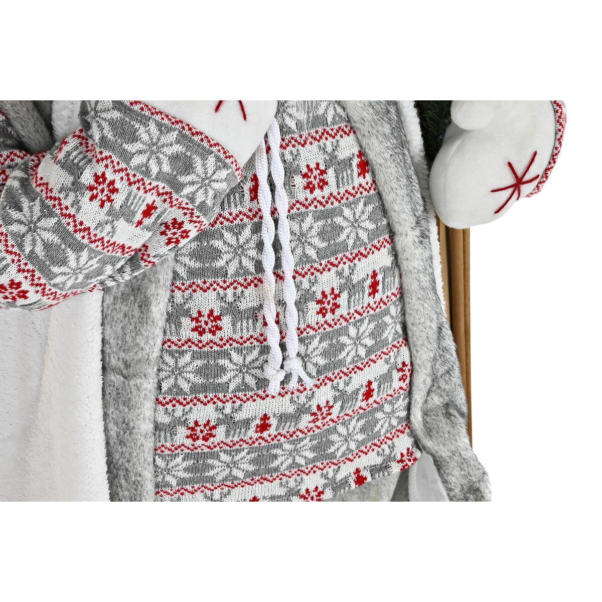 Julgranskula DKD Home Decor Tomte Grå PVC Trä 60 x 50 x 124 cm - 2