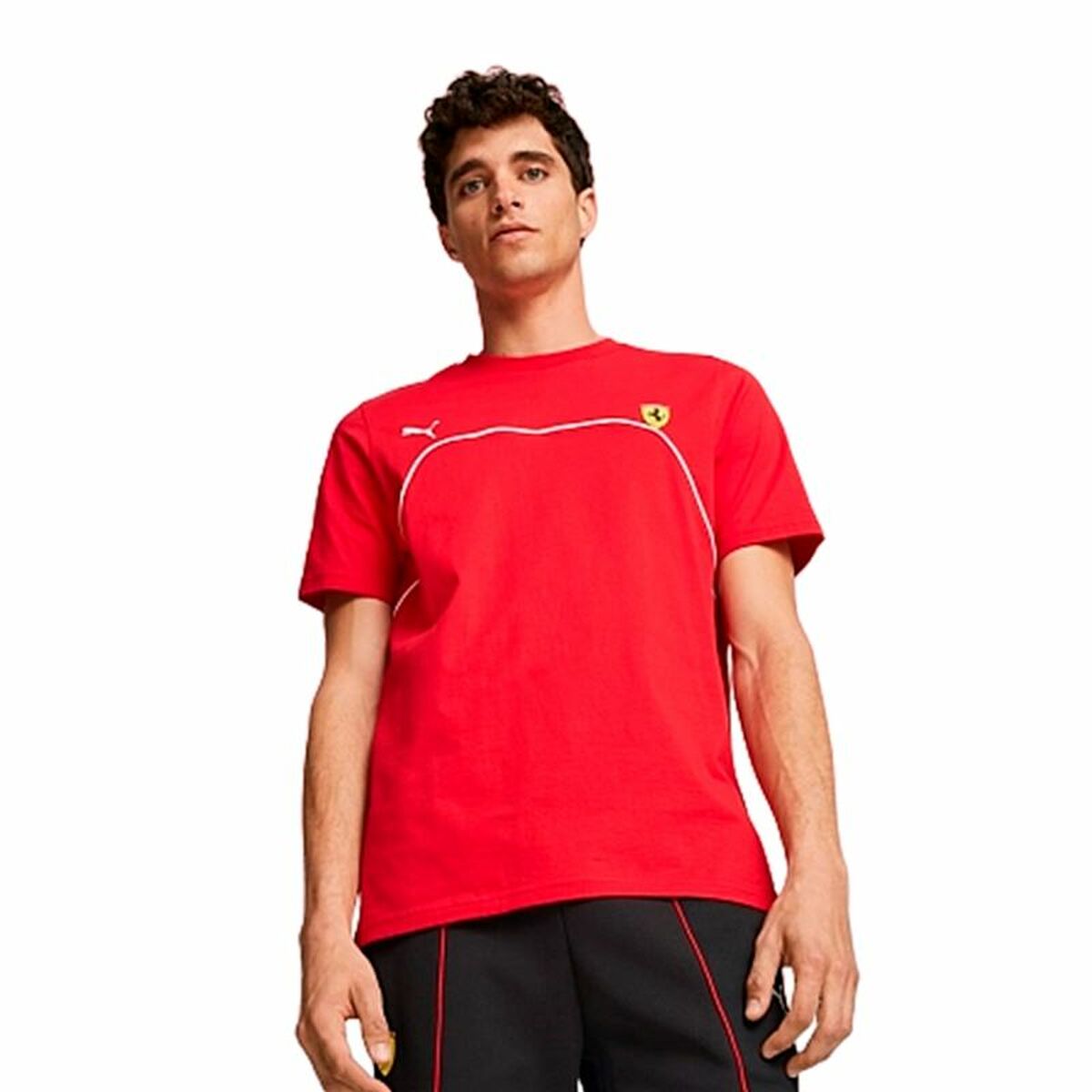 T-shirt med kortärm Herr Puma Ferrari Race Röd - 3