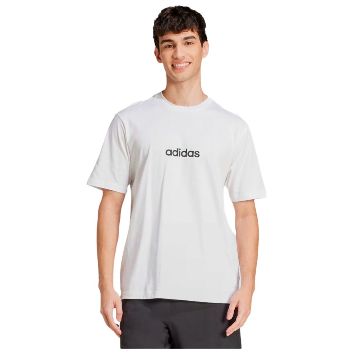 T-shirt med kortärm Herr Adidas M LIN SJ T JE9000 Vit