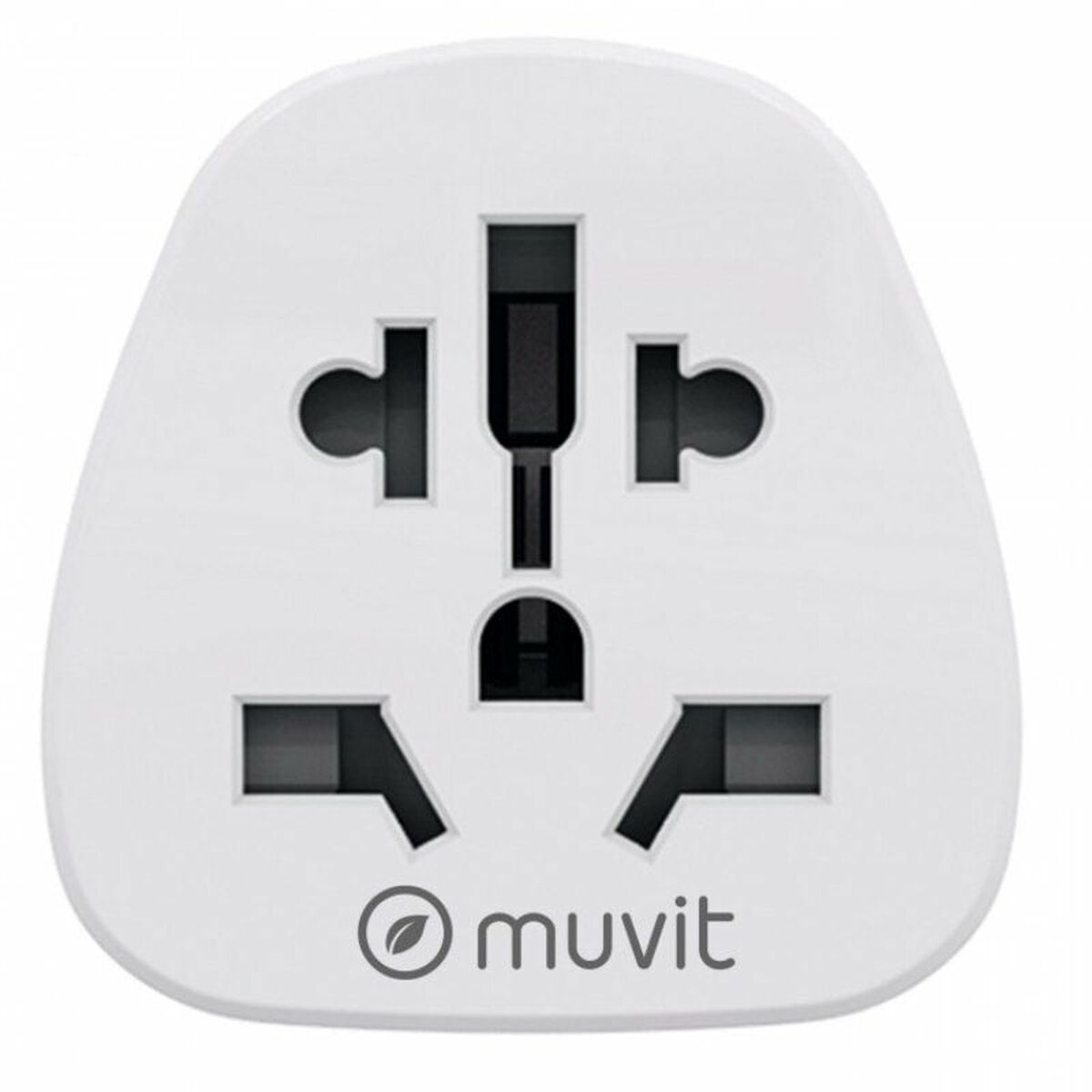 Eluttag Muvit For Change MCADP0007 Vit Yta - 3