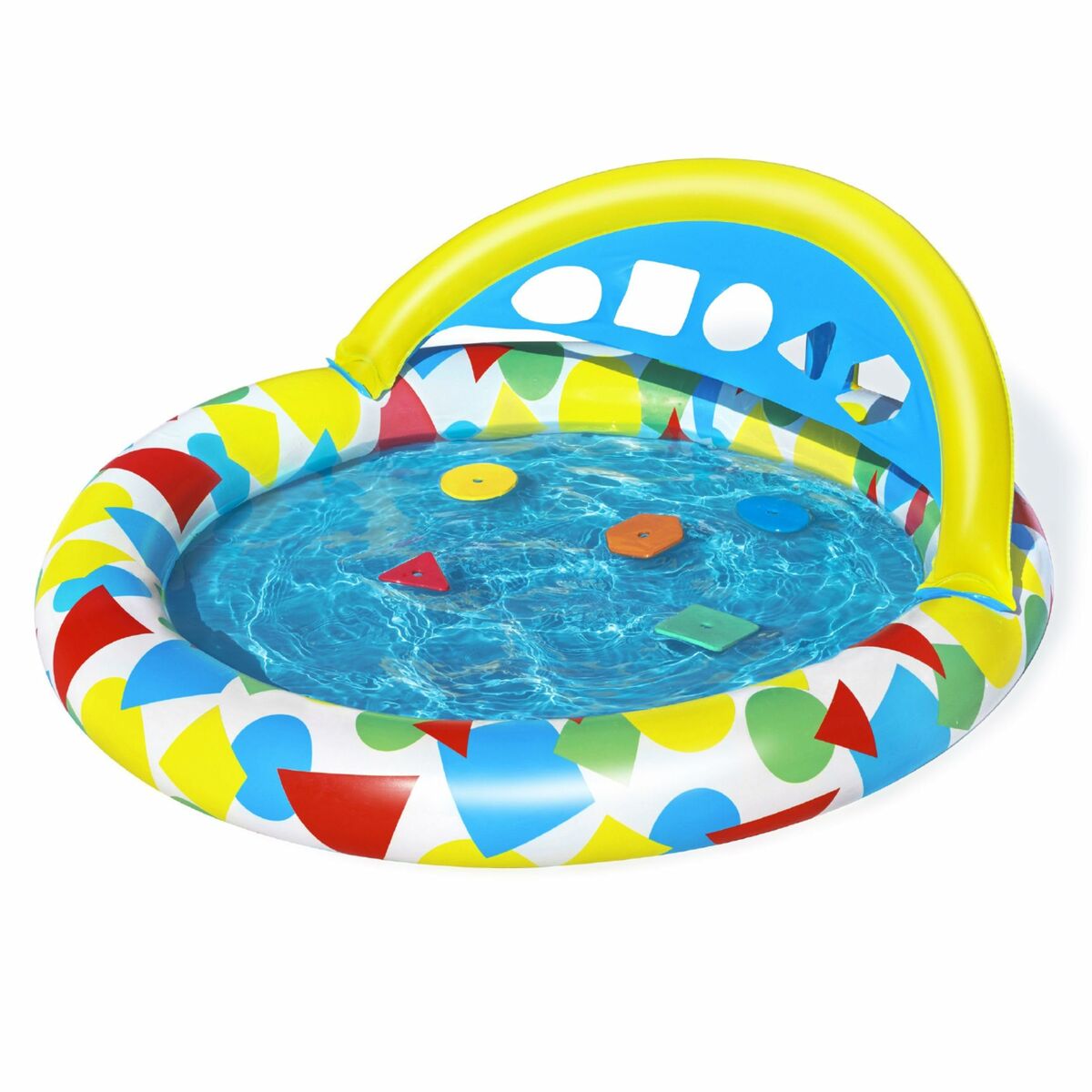 Bestway Uppblåsbar Barnpool Lärande 120x117x46 cm +4 månader Trädgård 52378 - 14