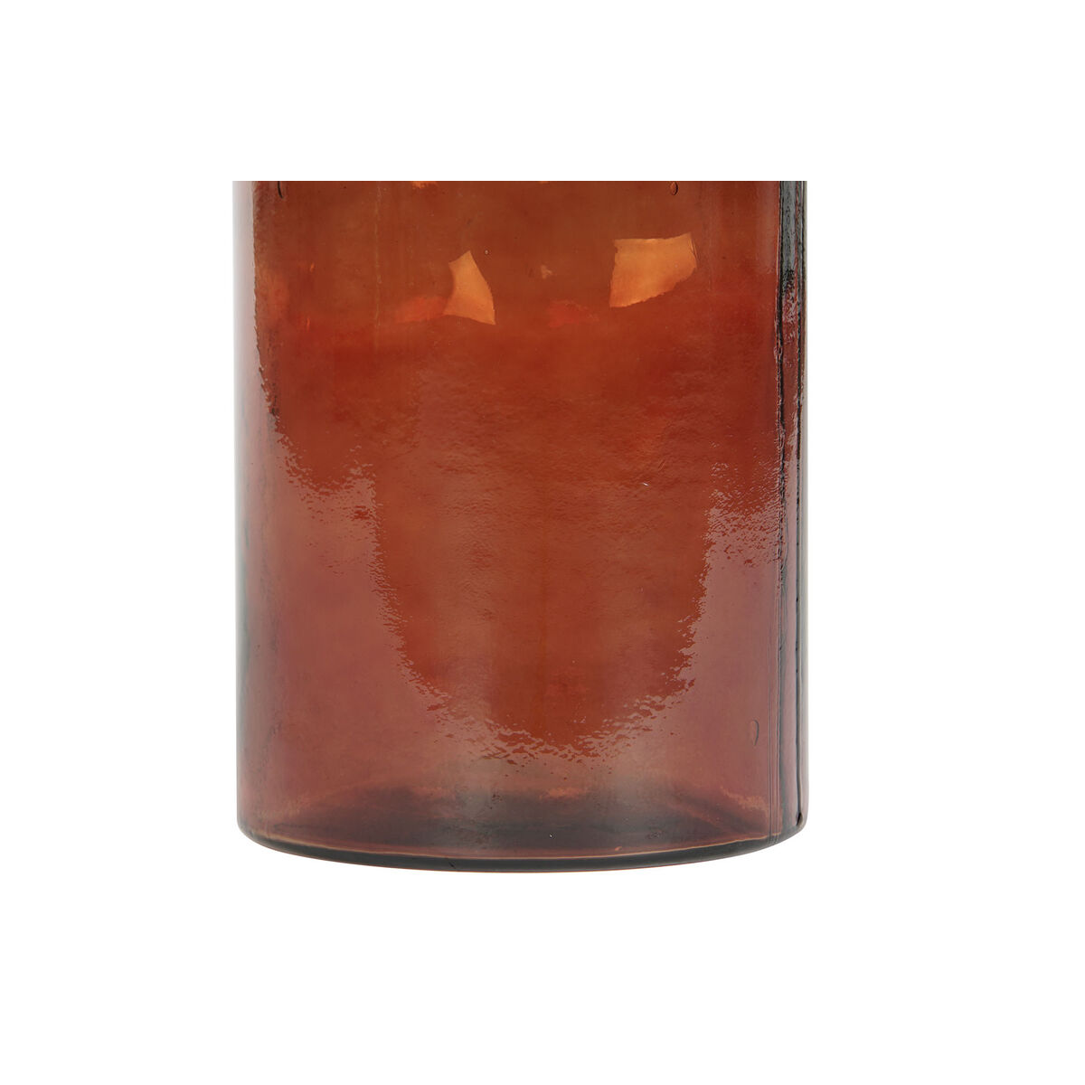 Vas DKD Home Decor Terrakota n Snöre Härdat glas 25 x 25 x 75 cm - 2