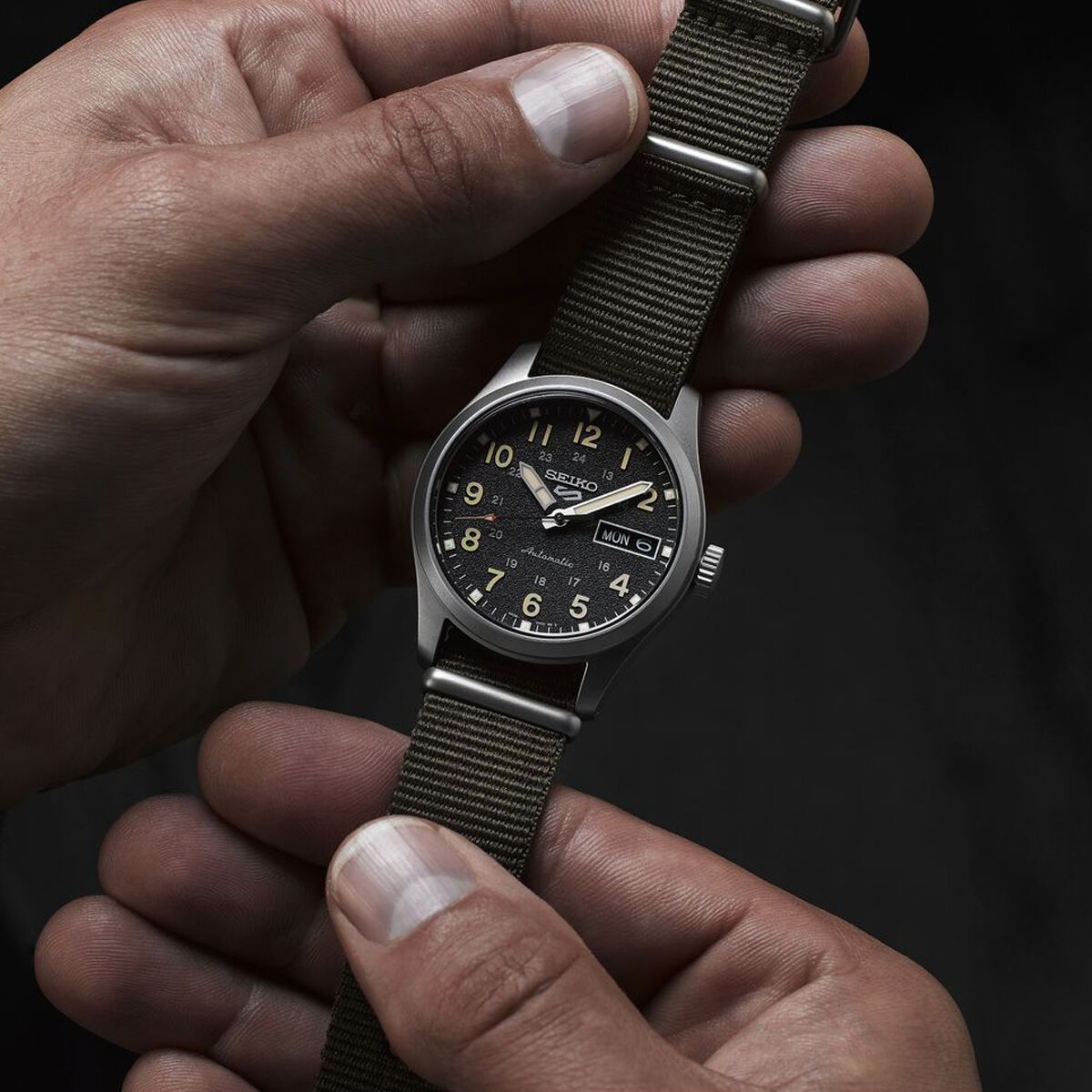 Herrklocka Seiko SRPJ85K1 Svart - 5