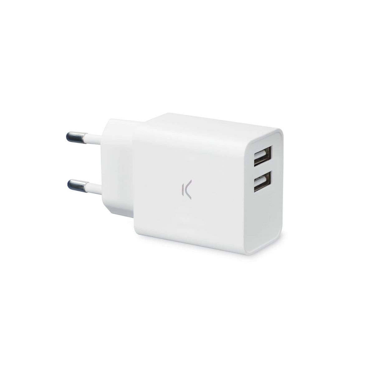 Väggladdare KSIX 2 USB 2.4A Vit - 13