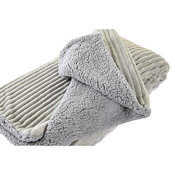 Filt DKD Home Decor Beige Mörkgrå Berg 150 x 200 x 2 cm