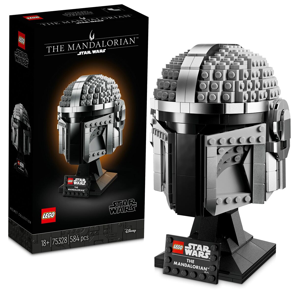 Playset Lego 75328 Star Wars The Mandalorian Helmet - 3