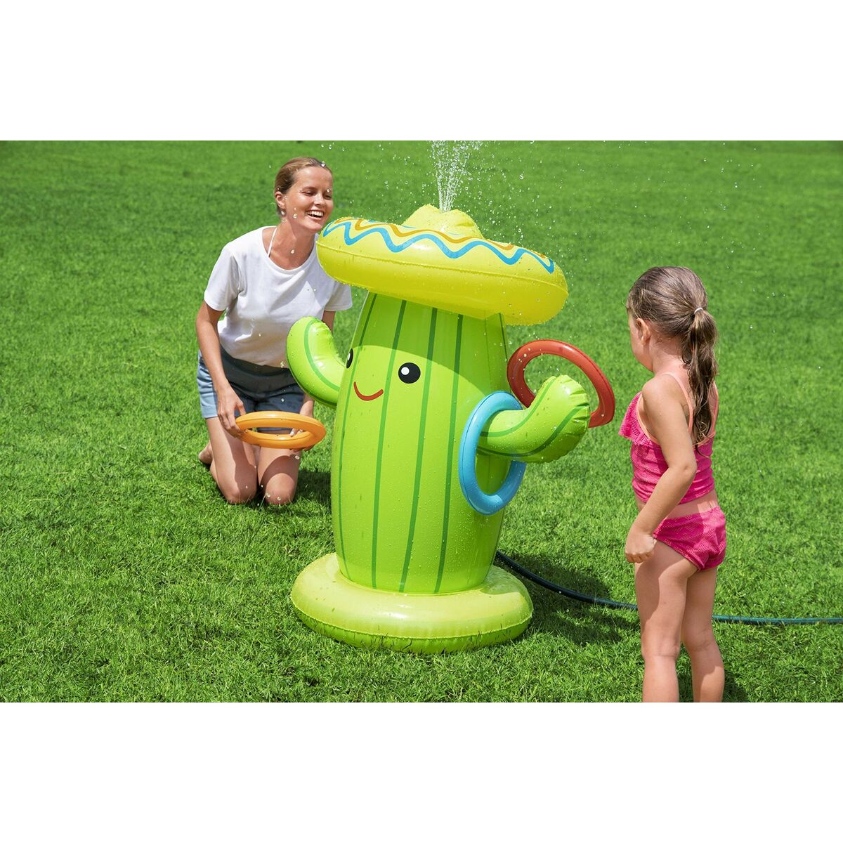 Bestway Uppblåsbar Sprinkler Kaktus 105x60x105 cm +2 År Trädgård 52281 - 2