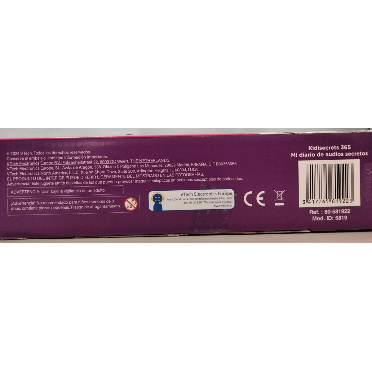 Musikalisk Leksak Vtech KidiSecrets 365 20,3 x 16,9 x 3,8 cm - 2