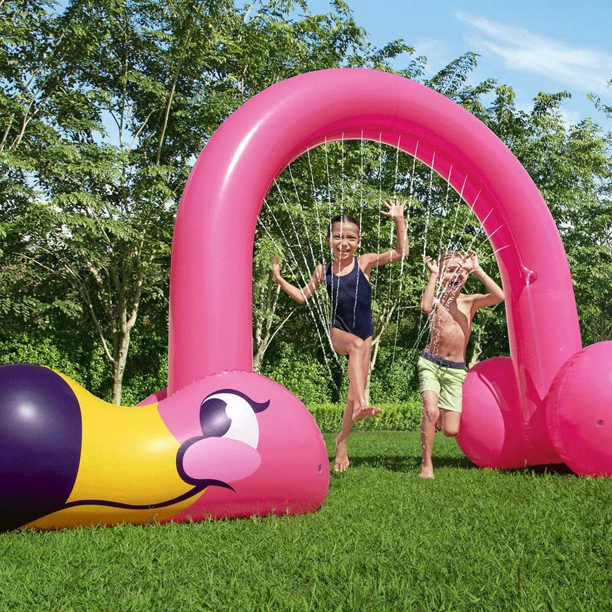 Bestway Jumbo Flamingo Sprinkler 340x110x193 cm +2 Years Garden 52382 - 11