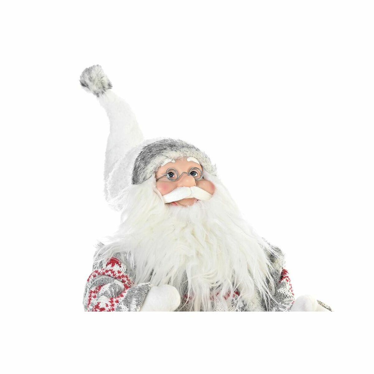 Julgranskula DKD Home Decor Tomte Grå Trä 42 x 22 x 48 cm - 4