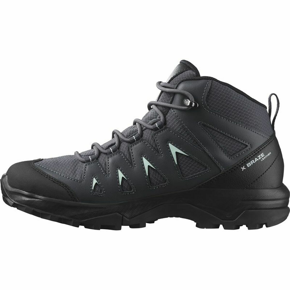 Vandring stövlar Salomon X Braze Mid Gore-Tex Kvinna Svart - 2