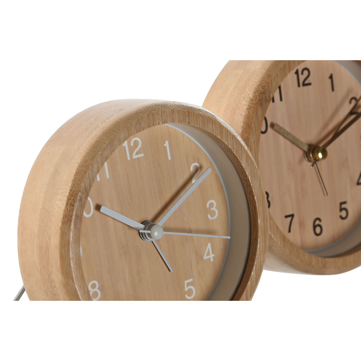bordsklocka Home ESPRIT Naturell (2 antal) - 2