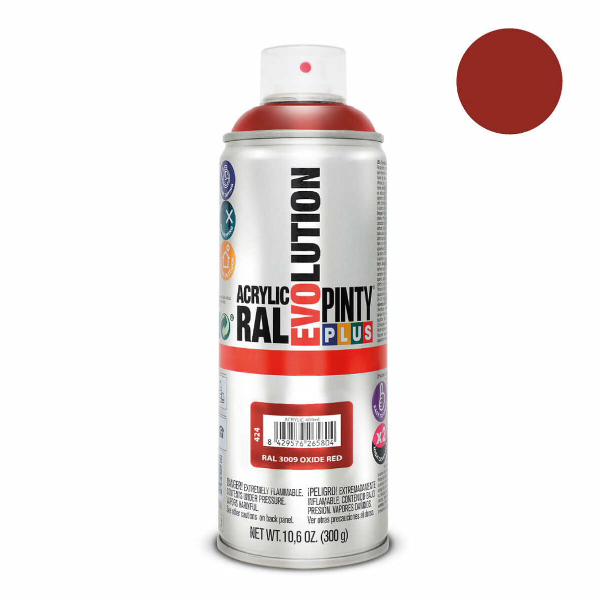 Sprejfärg Pintyplus Röd 400 ml