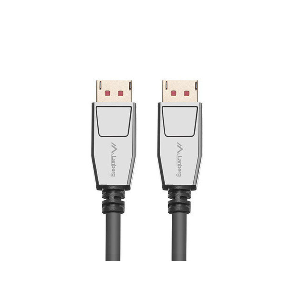 DisplayPort Kabel Lanberg CA-DPDP-20CU-0018-BK Svart/Grå 1,8 m