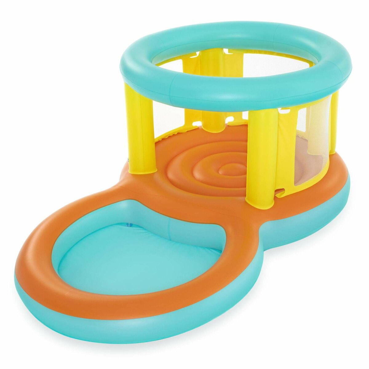 Bestway Uppblåsbar Pool Lekplats Hopper 239x142x102 cm +3 till 6 År Trädgård 52385 - 11