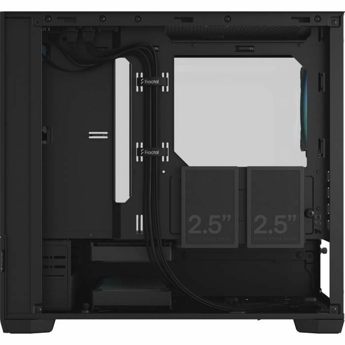 ATX Semitorn Fractal Pop Mini Air RGB Svart - 4