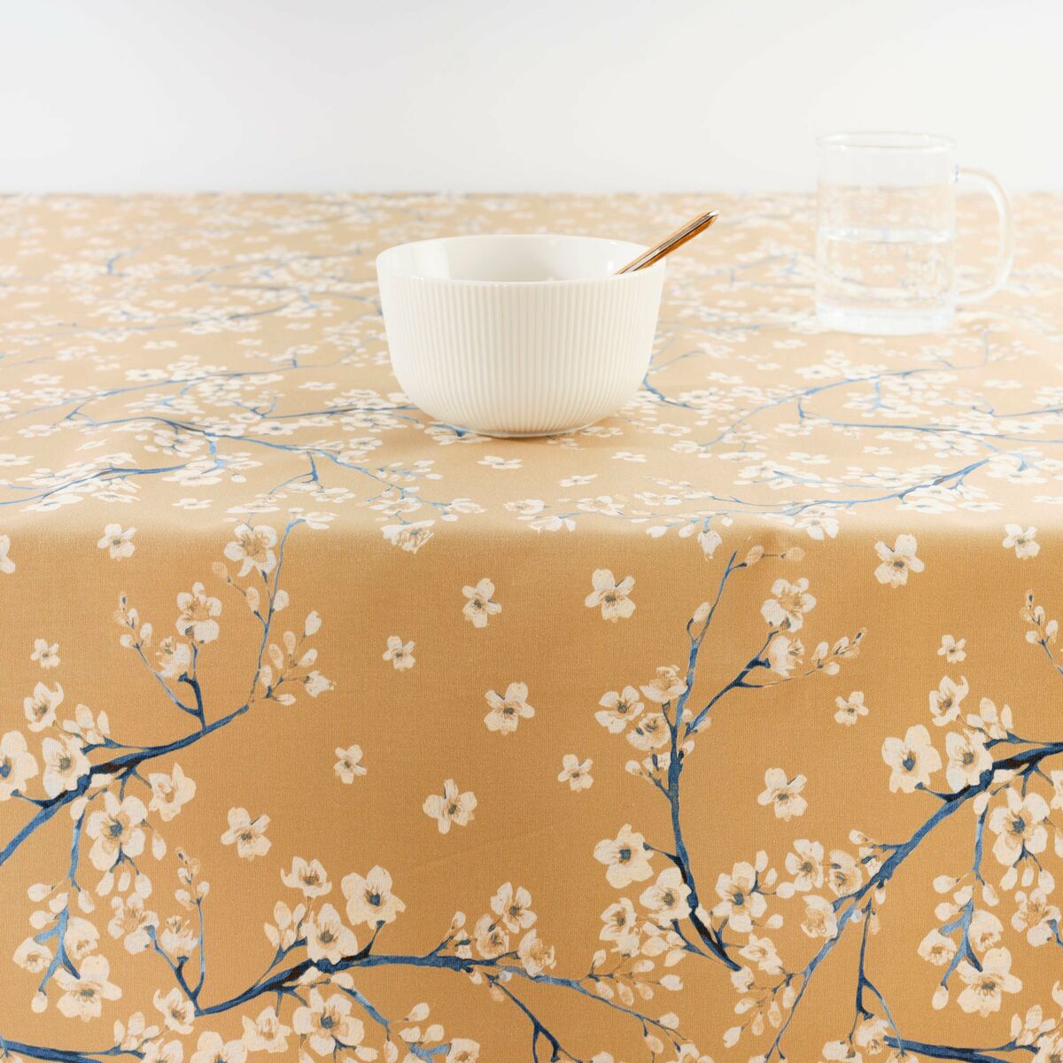 Bordsduk Belum 0120-330 Senap 250 x 155 cm Virágok - 3
