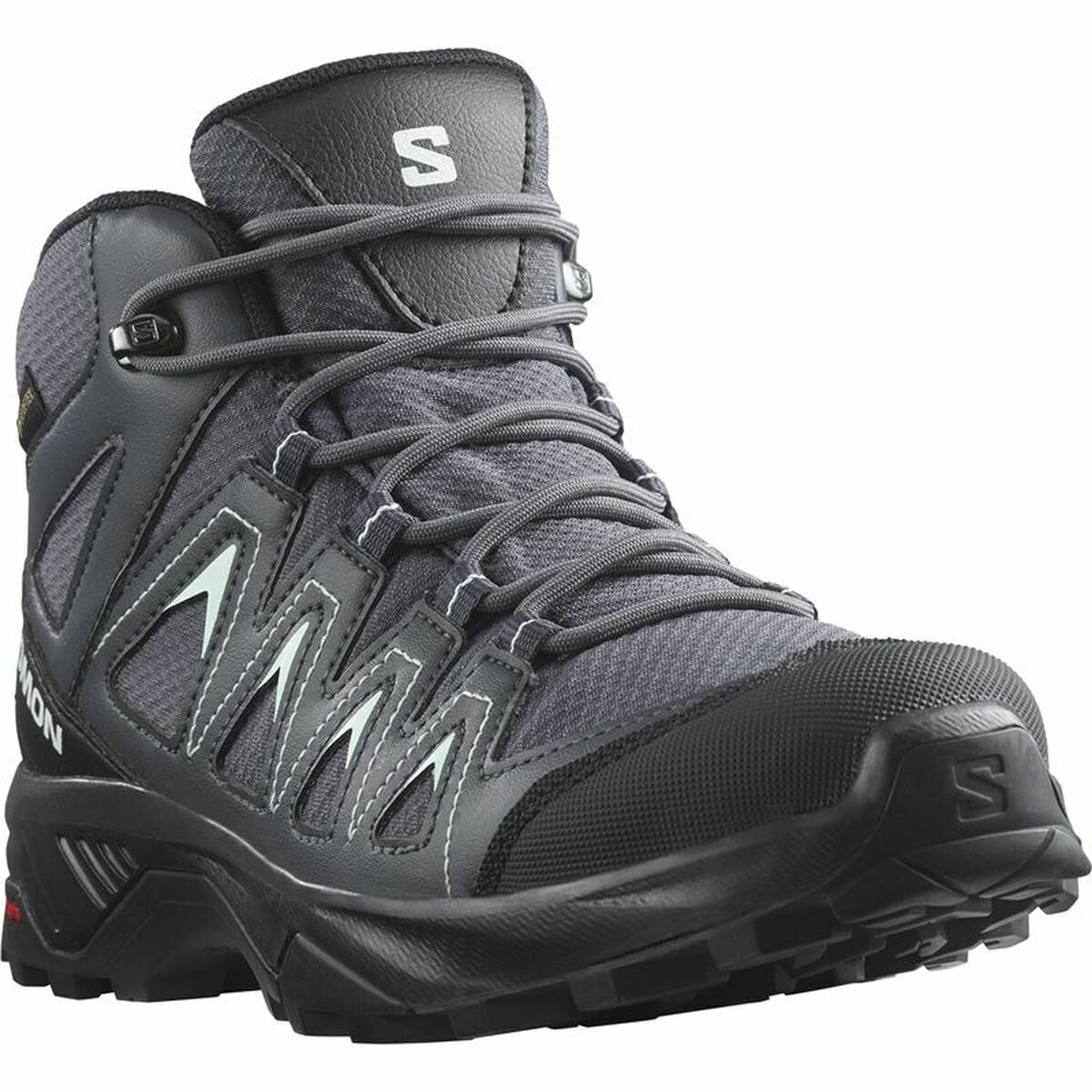 Vandring stövlar Salomon X Braze Mid Gore-Tex Kvinna Svart - 4