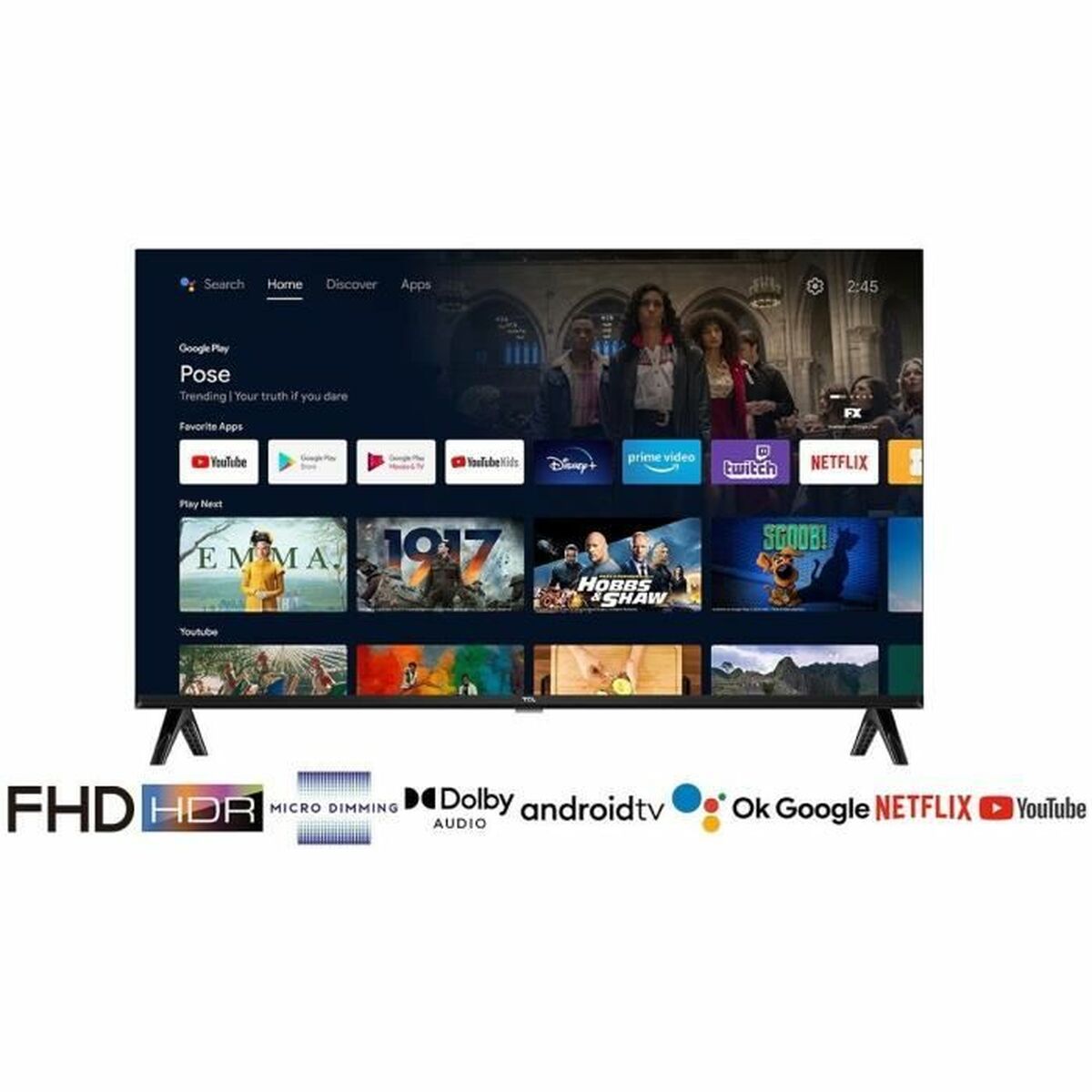 Smart TV TCL Full HD 32" LED HDR HDR10 - 2