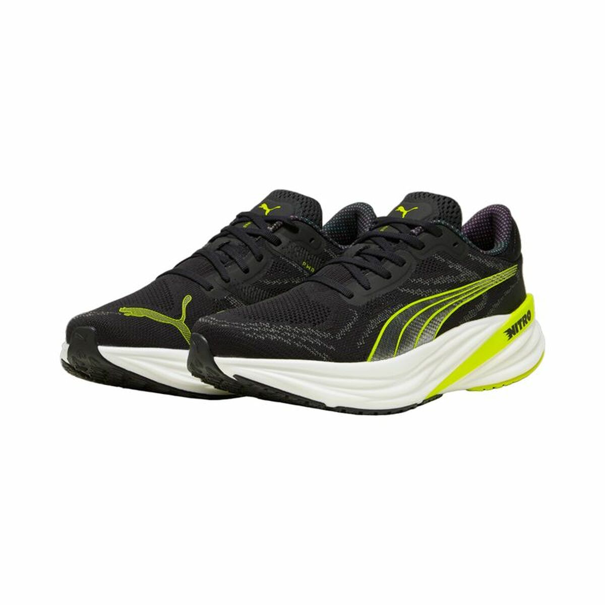 Löparskor, Vuxna Puma Magnify Nitro 2 Svart Lime - 4