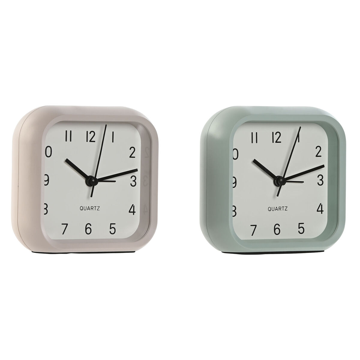 bordsklocka Home ESPRIT Rosa Mint (2 antal) - 2