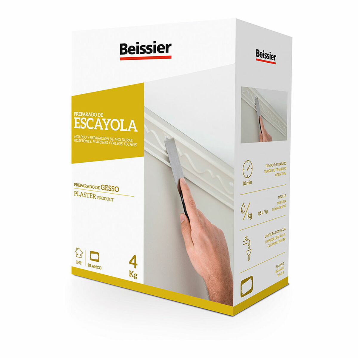 Filler Beissier 70215-002 Vit 4 Kg