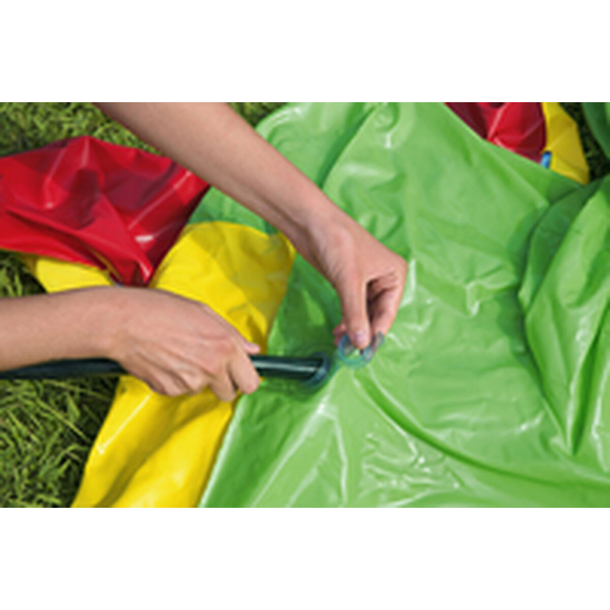 Bestway Jumbo Uppblåsbart Sprinkler Mask 338x110x188 cm +2 År Trädgård 52398 - 14