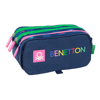 Bag Benetton Damero Marinblå 21,5 x 10 x 8 cm